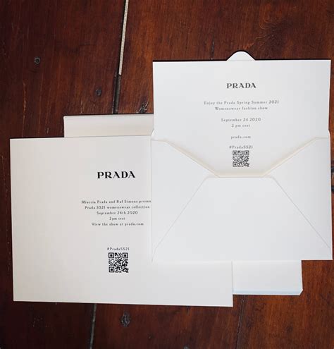 prada show invitation|the prada show.